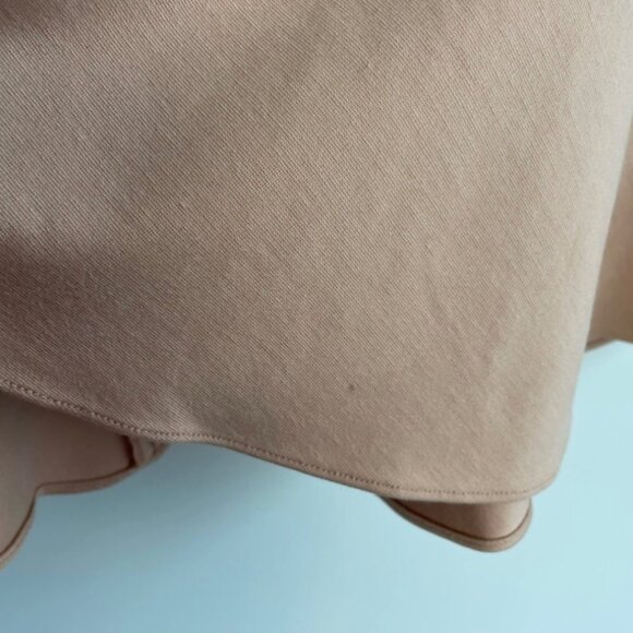 Marciano Womens Dusty Pink Peplum Top Plunging Neckline Metal Detail Backless - Picture 8 of 12